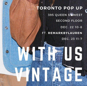 WITH US VINTAGE POP UP